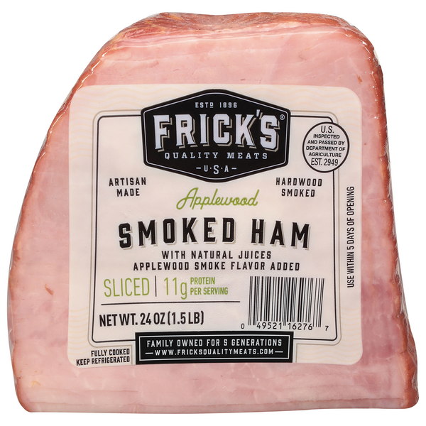 Frick's Sliced Applewood Smoked Ham | Hy-Vee Aisles Online Grocery Shopping Frick's Sliced Applewood Smoked Ham | Hy-Vee Aisles Online Grocery Shopping
