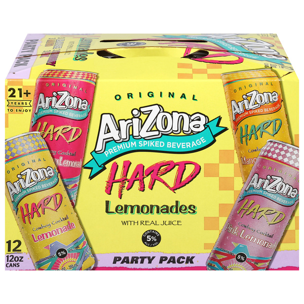 mayにて！ビンテージ350ml 500mlセット AriZona Hard Lemonades Variety Party Pack 12Pk | Hy-Vee Aisles