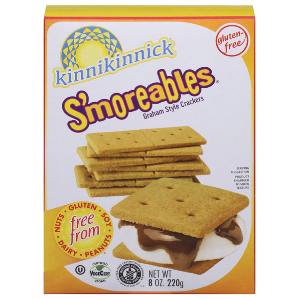 Kinnikinnick Gluten Free S'moreables Graham Style Crackers