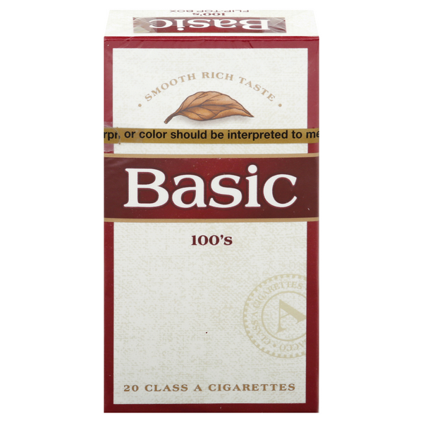 basic cigarettes flavors Basic Full Flavor 100's