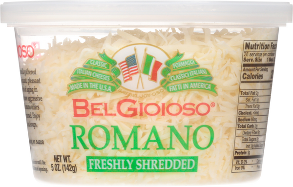 Shredded Four Cheeses (4 oz.) - BelGioioso