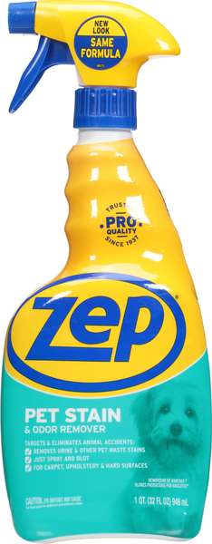 Zep pet stain and odor outlet remover