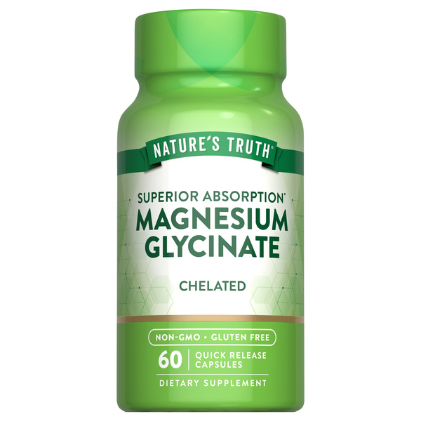 Naturalis Vegan Triple Magnesium Complex - 1600mg With Glycinate, Citrate & Oxide - 60 Softgels