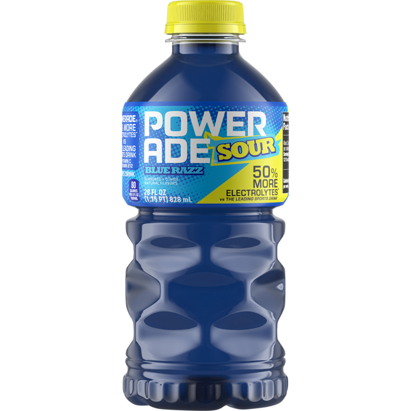 Powerade Blue Razz Sour Bottle | Hy-Vee Aisles Online Grocery Shopping