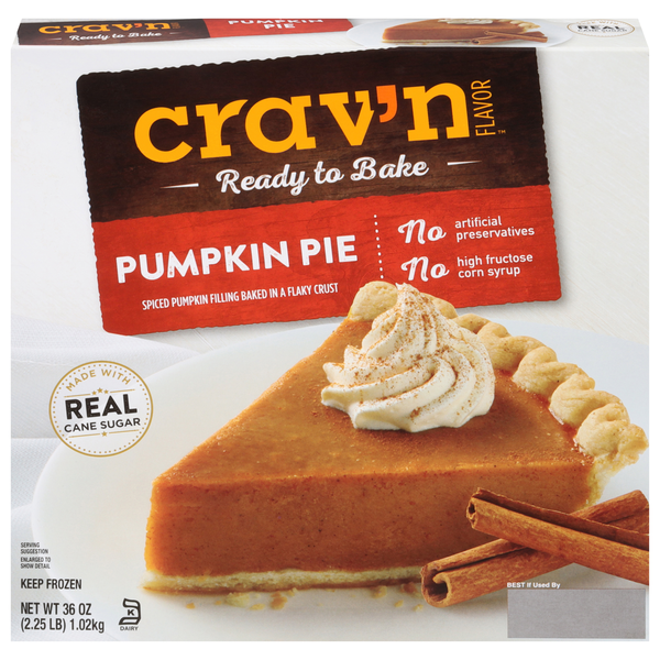 Crav'n Flavor Pumpkin Pie | Hy-Vee Aisles Online Grocery Shopping