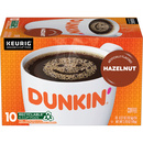 Dunkin Donuts Hazelnut K-Cups 10 Count