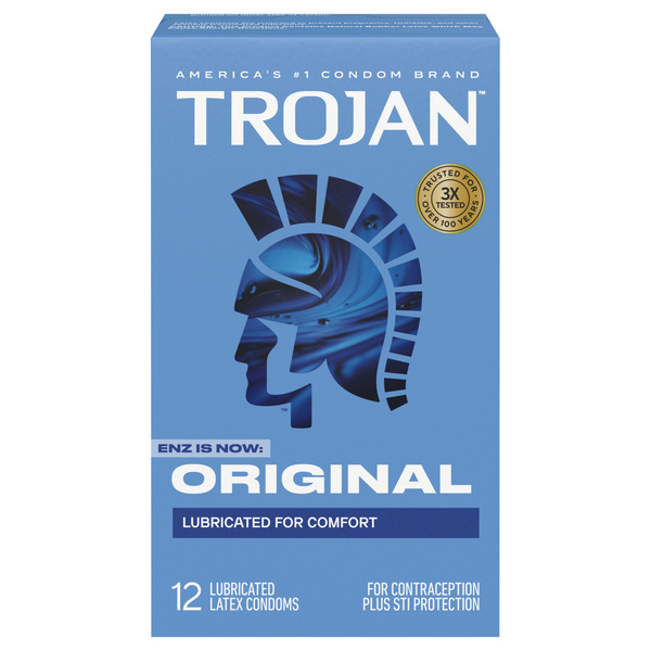 Trojan ENZ Lubricated Latex Condoms | Hy-Vee Aisles Online Grocery