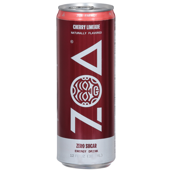 Zoa Zero Sugar Cherry Limeade Energy Drink 12 fl oz | Hy-Vee