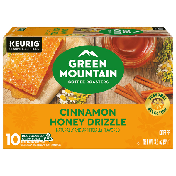 Green Mountain Coffee Roasters Cinnamon Honey Drizzle Flavored