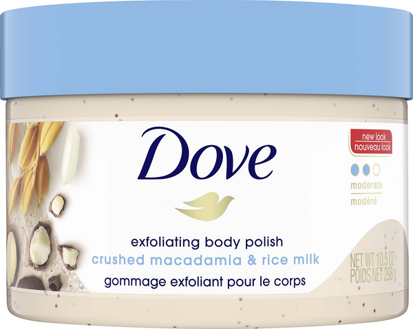 Dove Exfoliating Body Polish Crushed Macadamia & Rice Milk | Hy