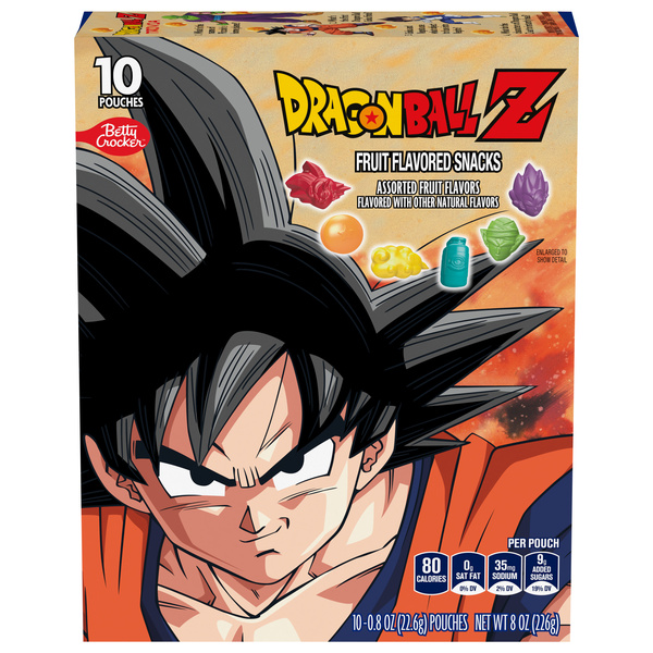Betty Crocker Dragonball Z Fruit Flavored Snacks 10 Count | Hy-Vee