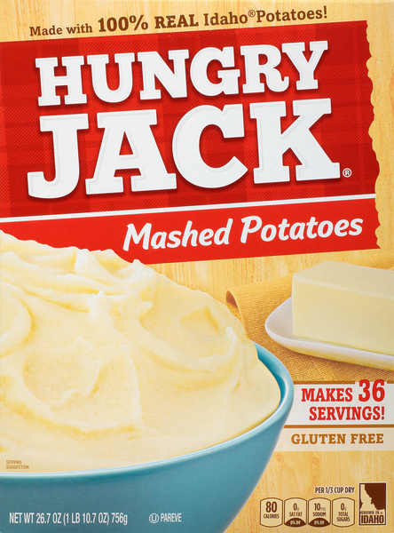 Hungry jack mashed discount potatoes recipe box