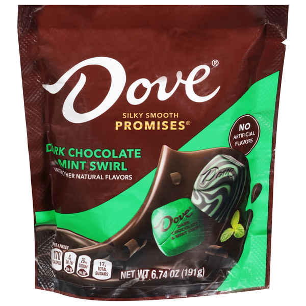 Dove Promises Dark Chocolate & Mint Swirl Candy | Hy-Vee Aisles
