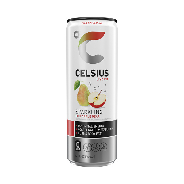 Celsius Sparkling Fuji Apple Pear | Hy-Vee Aisles Online Grocery