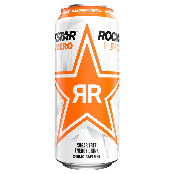 Rockstar Pure Zero Energy Drink, Sugar Free, Mandarin Orange | Hy