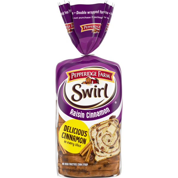 Pepperidge Farm Swirl Raisin Cinnamon Bread | Hy-Vee Aisles Online