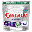 Cascade Platinum + OXI, Fresh Scent ActionPacs 21Ct