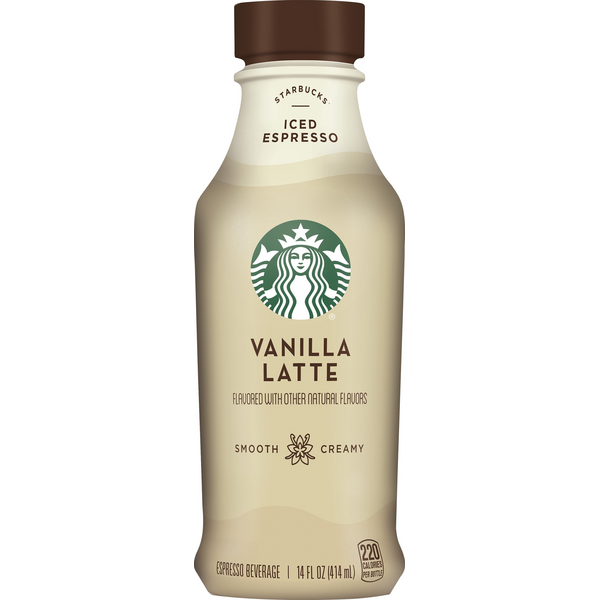 starbucks vanilla latte caffeine