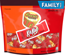 Hershey Chocolate Candy Assortment Miniature Size Reese's and KitKat Family Pack