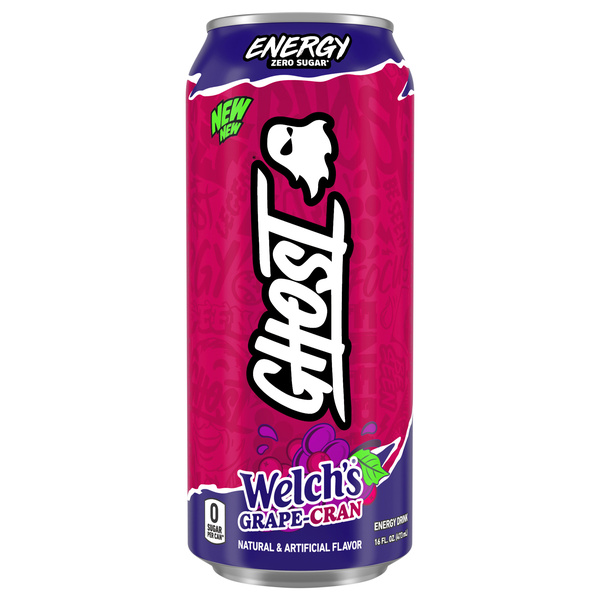 Ghost Energy Zero Sugar Welch's Grape-Cran | Hy-Vee Aisles Online