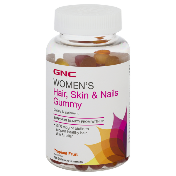 GNC Womens Hair Skin & Nails Gummy | Hy-Vee Aisles Online Grocery Shopping