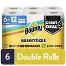 Bounty Essentials Select-A-Size Paper Towels Double Rolls