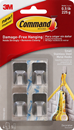 3M Command Smal Stainless Steel Metal Hooks