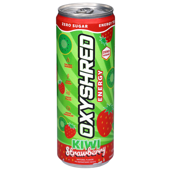 Oxyshred Kiwi Strawberry Energy Drink | Hy-Vee Aisles Online