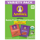 Annie's Bunny Fruit Snacks, Variety Pack, 22-0.7 oz