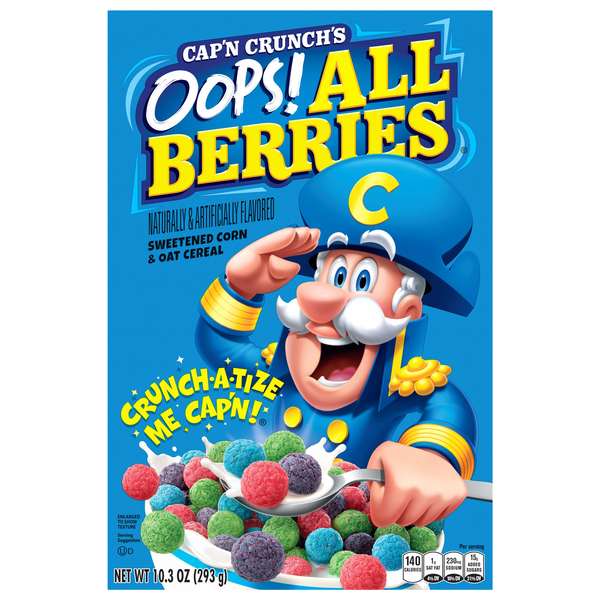 Crunchhouse ★FIELD EARTH KB 152 Cap'N Crunch's Cereal, Peanut Butter Crunch, Large Size | Hy-Vee
