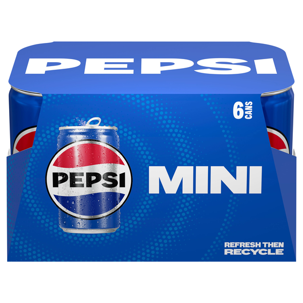 Pepsi Mini, 6Pk | Hy-Vee Aisles Online Grocery Shopping