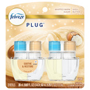 Febreze PLUG Scented Oil Refill, Whipped Warm Sugar/Shea Butter, Soothe & Restore 2-0.87 fl oz