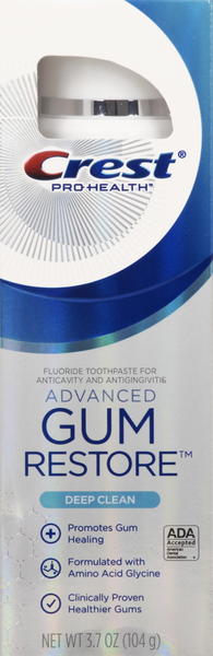 crest gum restore active ingredients