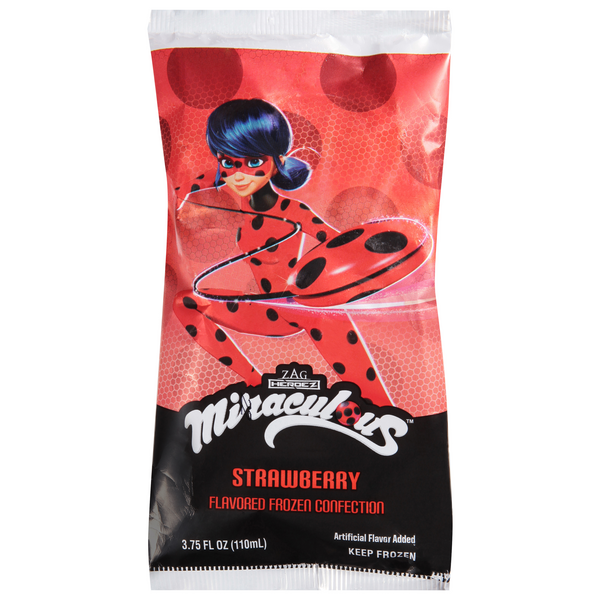 Miraculous Ladybug Bar Frozen Confection, Strawberry Flavored | Hy