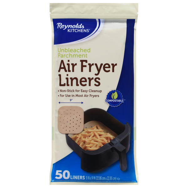 Reynolds Kitchens Air Fryer Liners, 9 Inches