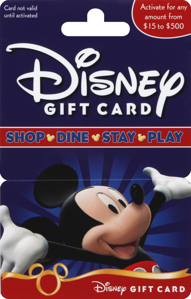 Disney Gift Card, $15 to $500  Hy-Vee Aisles Online Grocery Shopping