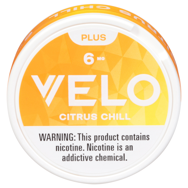 Velo Plus Nicotine Pouches, Citrus Chill, 6 Mg, 20Ct | Hy-Vee