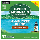 Green Mountain Coffee Nantucket Blend Medium Roast Coffee K-Cup 32-0.33 oz ea