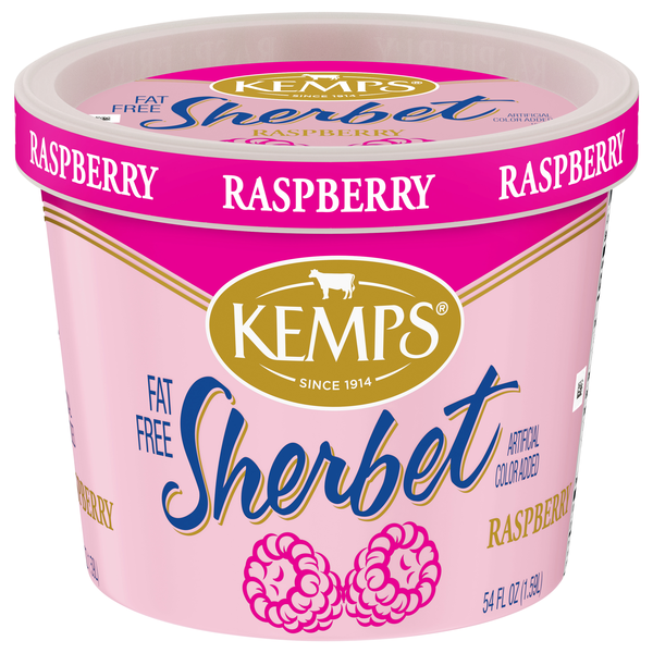 Kemps Fat Free Raspberry Sherbet | Hy-Vee Aisles Online Grocery