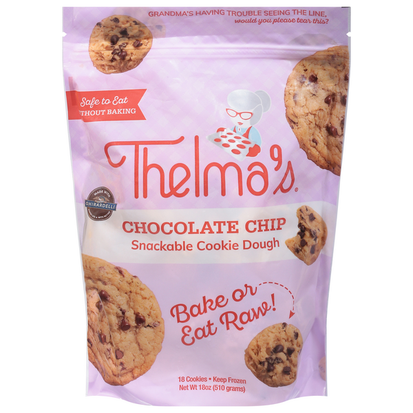 Thelma's Snackable Chocolate Chip Cookie Dough 18 ea | Hy-Vee