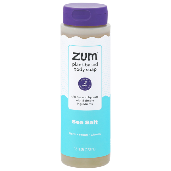 Zum Plant-Based Sea Salt Body Soap 16 fl oz | Hy-Vee Aisles Online