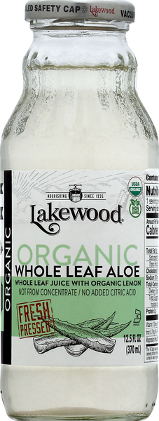 Lakewood Organic Juice, Pure Whole Leaf Aloe With Lemon | Hy-Vee