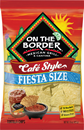 On the Border Tortilla Chips, Cafe Style, Fiesta Size