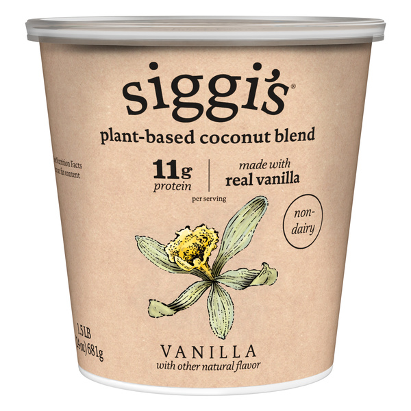 Siggi's Plant-Based Coconut Blend, Non-Dairy, Vanilla Yogurt | Hy