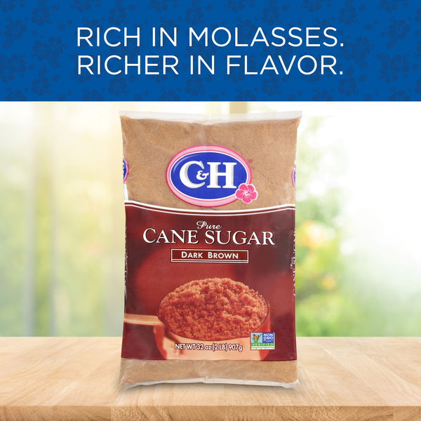 C&H Premium Pure Cane Dark Brown Sugar | Hy-Vee Aisles