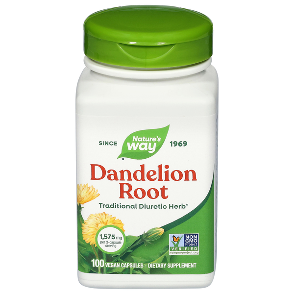 Nature's Way Dandelion Root 525mg Capsules | Hy-Vee Aisles Online