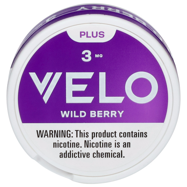 Velo Plus Nicotine Pouches, Wild Berry, 3 Mg | Hy-Vee Aisles