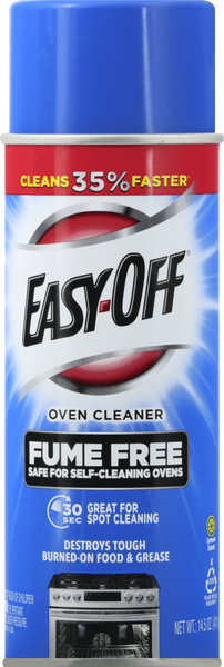 EASY-OFF Fume Free Oven Cleaner Spray, Lemon 14.5 oz, Removes Grease