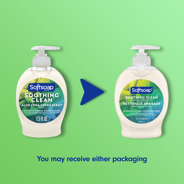 Softsoap Moisturizing Soothing Clean Aloe Vera Fresh Scent Hand