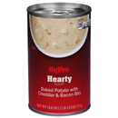 Hy-Vee Hearty Baked Potato with Cheddar & Bacon Bits Soup